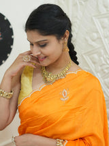 KcPc New Premium Munga Silk Festive Saree with Designer Cutdana Work AMT