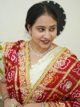 KcPc Pure Gaji Silk Aaratari Work Jardoji Odhna Dupatta kcpc