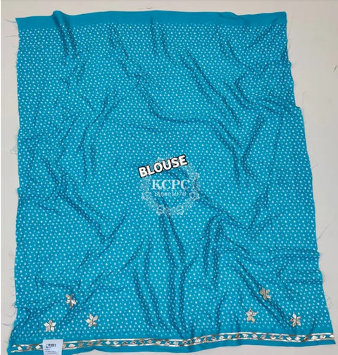 KcPc New Crepe Silk Bandhani Lehenga with Elegant Gotapatti Work Festive Wear  SFS