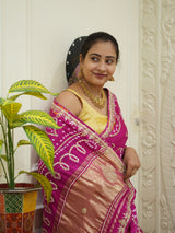  Gaji Silk Saree with Gota Patti work