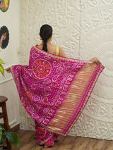 Gaji Silk Saree with Gota Patti work