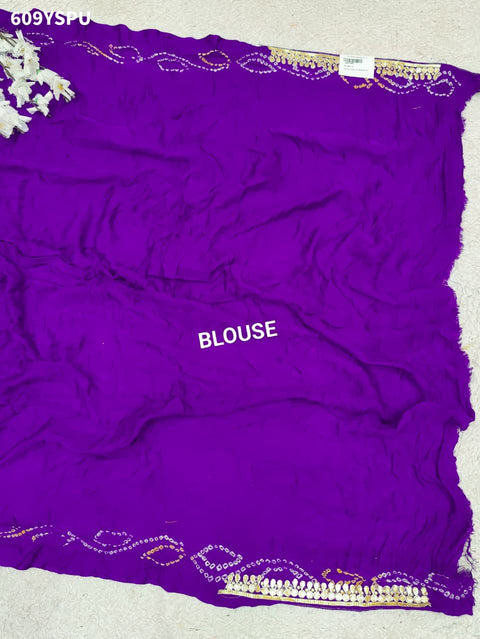 By New Bandhani Style Saree With Traditional Wear