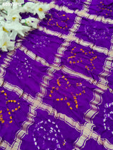 By New Bandhani Style Saree With Traditional Wear