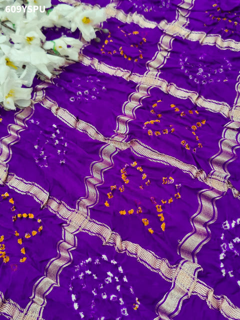 By New Bandhani Style Saree With Traditional Wear