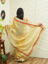 By Designer Saree With Zardosi Work 