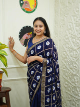 KcPc New Elegant Banarasi Georgette Saree Adorned with Intricate Tari Embroidery PRF