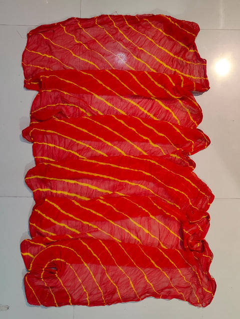 KcPc New Chiffon Leheriya Style Dupatta Combo Set (14 Pieces)