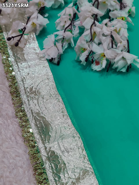 KcPc New Premium Georgette Saree with Rich Gota Border Work MHS