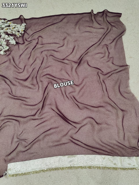 KcPc New Premium Classic Designer Georgette Saree with Gota Detailing MHS