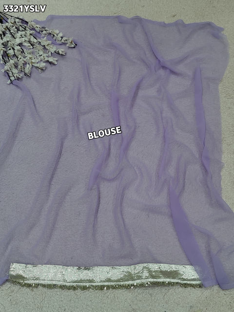 KcPc New Designer Georgette Saree with Elegant Gota Border   MHS