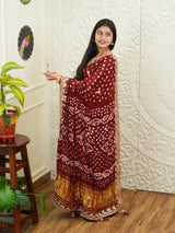 KcPc New Lounch Modal Silk Gotapatti Work Saree With Blouse amt