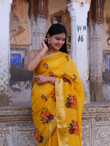 Buy New Royal Festive Collection Saree Featuring Intricate Kashida Embroidery KcPc
