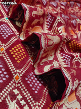 Buy New Elegant Bandhani Saree With Festive Wear KcPc