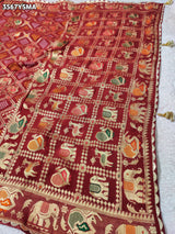 Buy New Elegant Bandhani Saree With Festive Wear KcPc