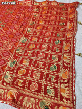 Buy New Elegant Bandhani Saree With Festive Wear KcPc