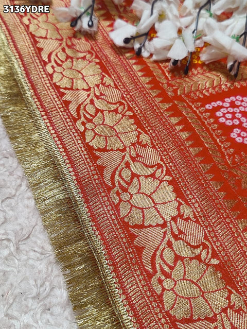 KcPc New Graceful Meenakari Banarasi Style Upada Silk Dupatta  AMT