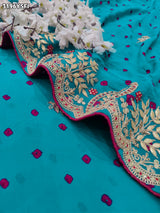 Buy Pure Georgette Bandhani Style Saree KcPc 