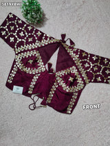 Buy HO Silk Designer Style Gota patti Work KcPc