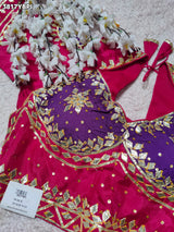 Buy HO Silk Designer Style Gota patti Work KcPc
