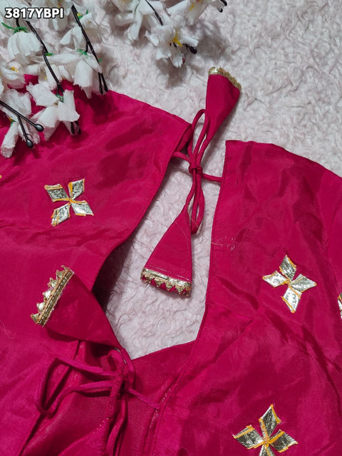 Buy HO Silk Designer Style Gota patti Work KcPc