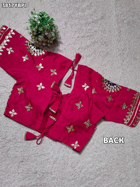 Buy HO Silk Designer Style Gota patti Work KcPc