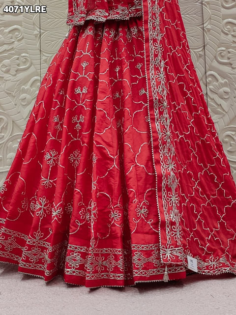 Buy Ho Silk GotaPatti Work Lehenga KcPc 