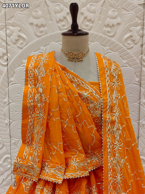 Buy Ho Silk GotaPatti Work Lehenga KcPc 
