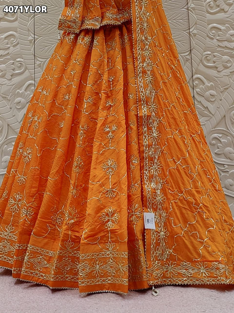 Buy Ho Silk GotaPatti Work Lehenga KcPc 