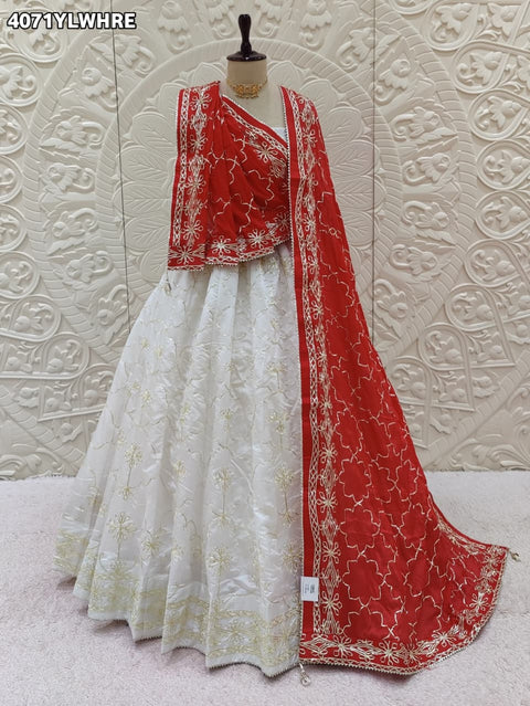 Buy Ho Silk GotaPatti Work Lehenga KcPc 