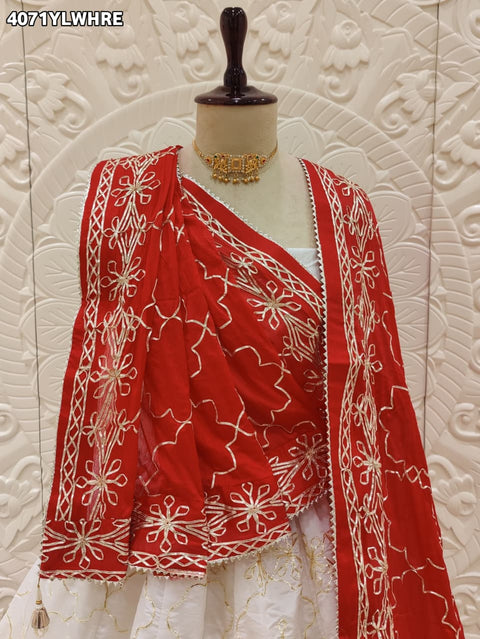 Buy Ho Silk GotaPatti Work Lehenga KcPc 