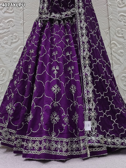 Buy Ho Silk GotaPatti Work Lehenga KcPc 