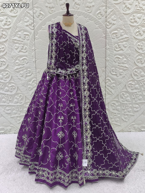 Buy Ho Silk GotaPatti Work Lehenga KcPc 