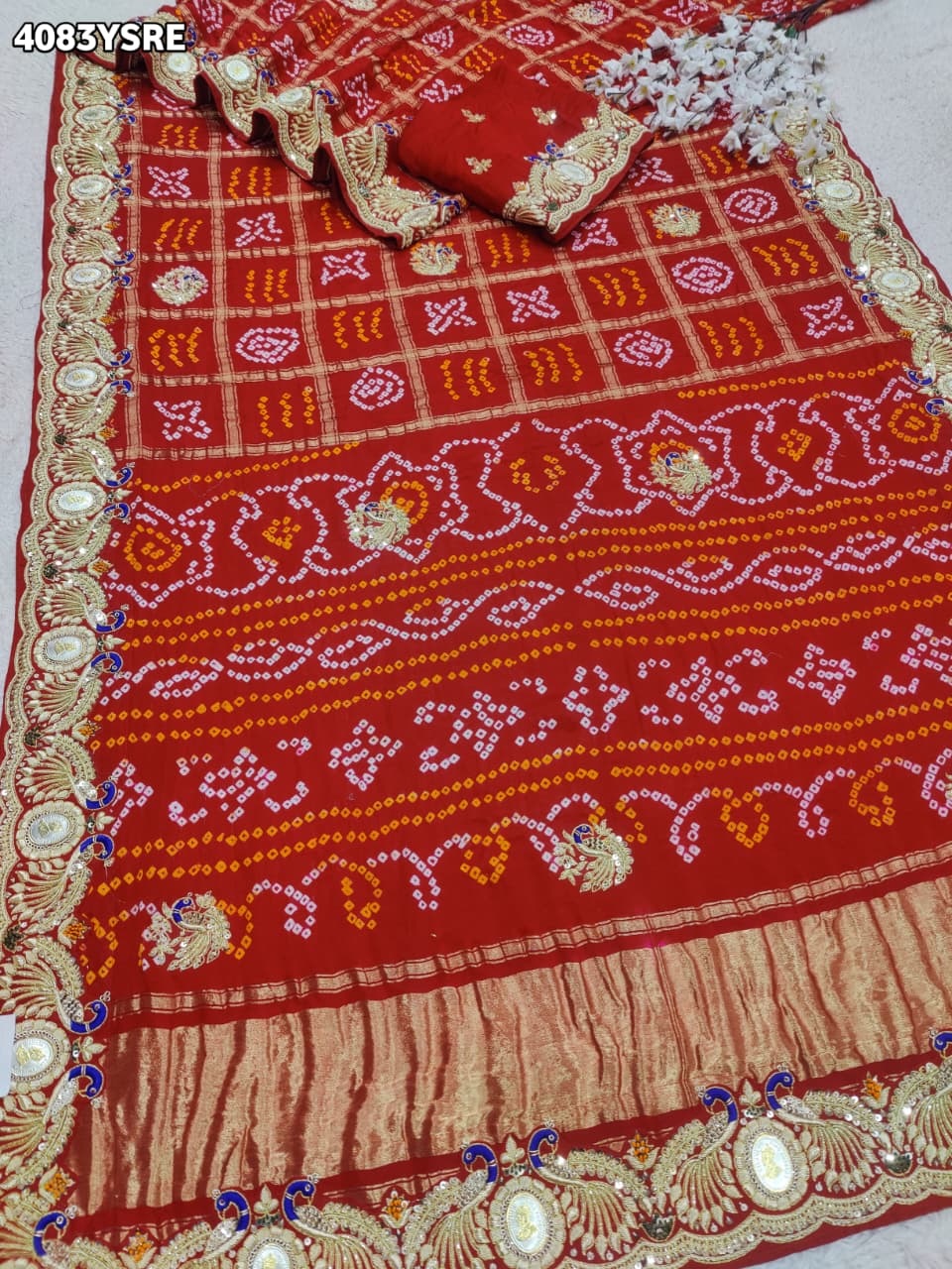 KcPc New Royal Look Gaji Silk Saree with Zardosi Work With Silver CoinsMNL