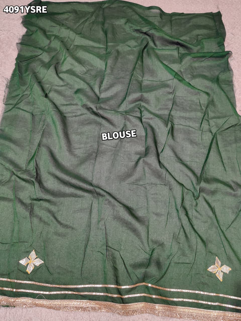 Buy Chiffon Saree Traditional Style With Gota patti Work KcPc