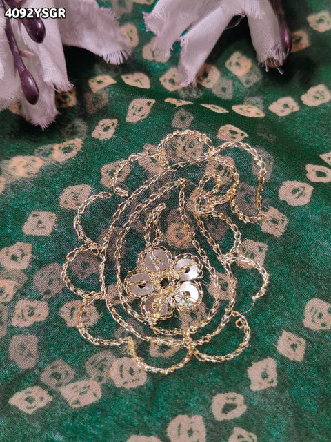 Buy Chiffon Saree Bandhani Style With Aari Work KcPc