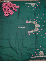 KcPc Premium HO Silk Saree with Beautiful Embroidery Work PDM
