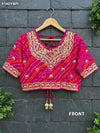 KcPc Royal Look Ojariya Blouse with Bandhani Pattern & Gota Patti WorkMEG