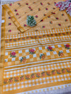 Buy Kota Doria Designer Saree with Elegant Zari Border KcPc 