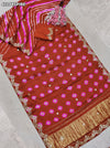 Buy Modal Silk Leheriya Saree with Gota Patti Work Kcpc 