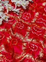 KcPc Traditional Modal Silk Gatchola Dupatta with Rich Jari Weaving MSC