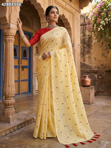 Buy Kota Doria Saree With Bandhani Stye KcPc 