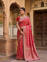 Buy Dola Silk With Bandhani StyleSareeKcPc 