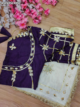 Buy Creap Silk Saree With Designer Style KcPc 