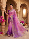 KcPc NewLuxury Chiffon Silk Saree with BlouseSWA