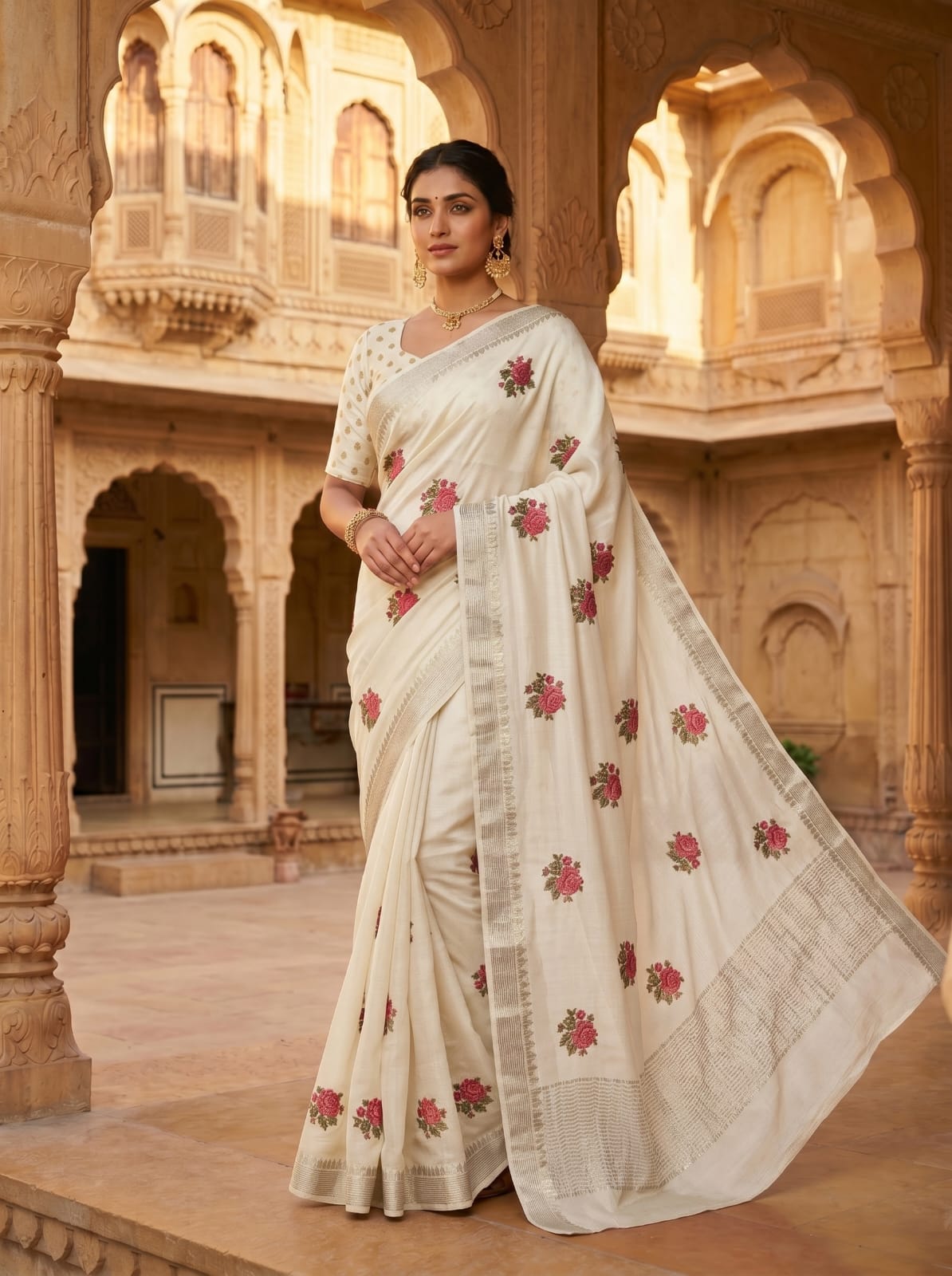 KcPc Premium Ethnic HO Silk Saree with Royal Banarasi EleganceMAD