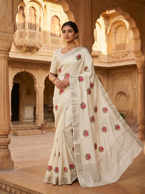 KcPc Premium Ethnic HO Silk Saree with Royal Banarasi Elegance  MAD