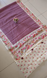 KcPc Traditional Banarasi Style Soft Tussar Silk Saree With Blouse VJT