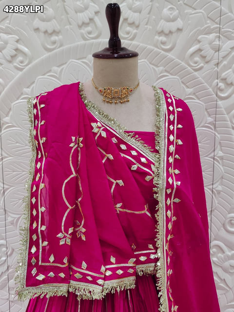 KcPc Premium Gaji Silk Lehenga with Rich Gotapatti Detailing RGC