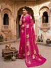 KcPc New Beautiful Designer Chiffon Saree with Timeless Festive EleganceDWA