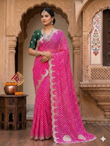 KcPc Royal Festive Wear Saree Crafted in Soft Georgette Fabric PDM